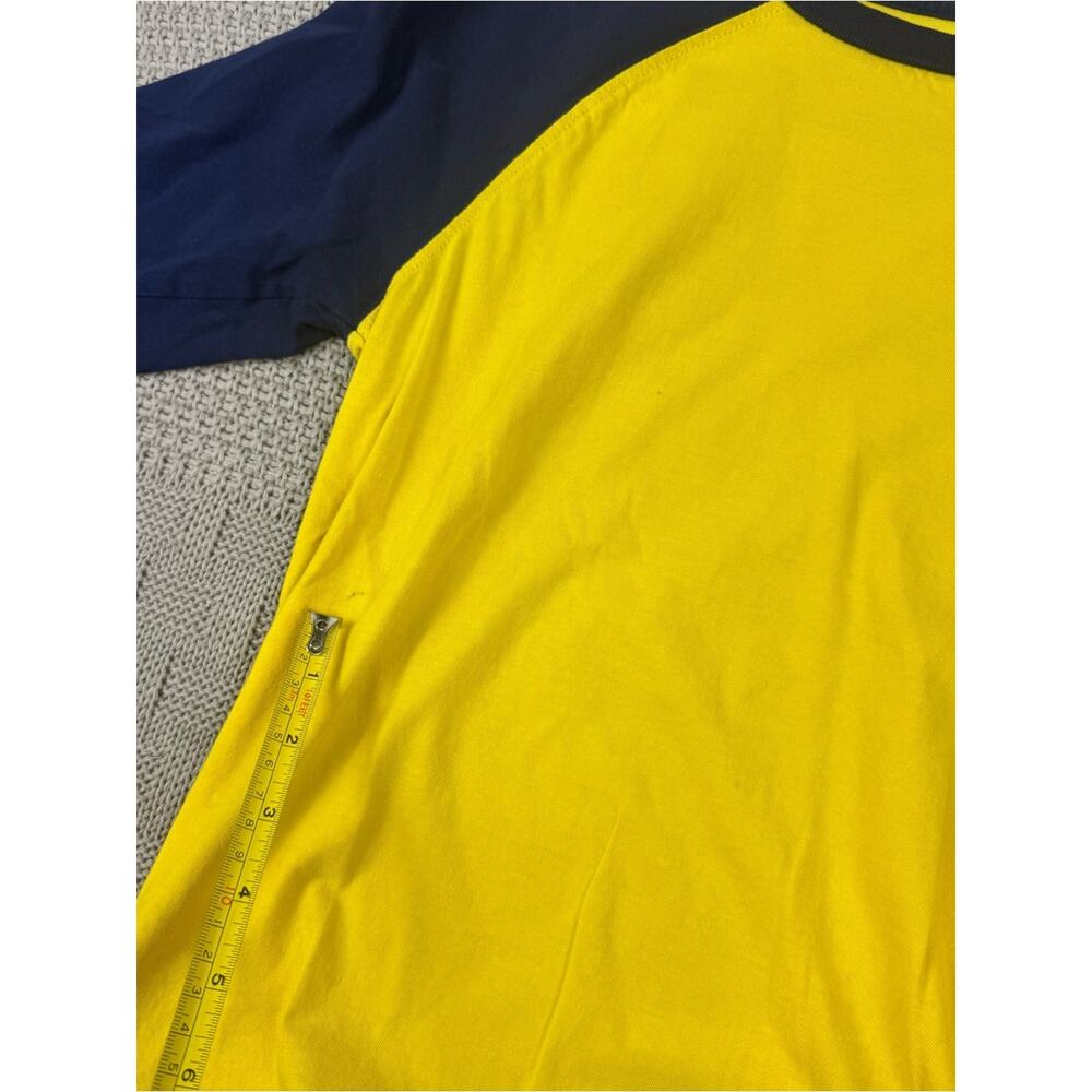 Polo by Ralph Lauren Yellow & Navy Long-Sleeve 67 Raglan Tee M - Picture 7 of 14